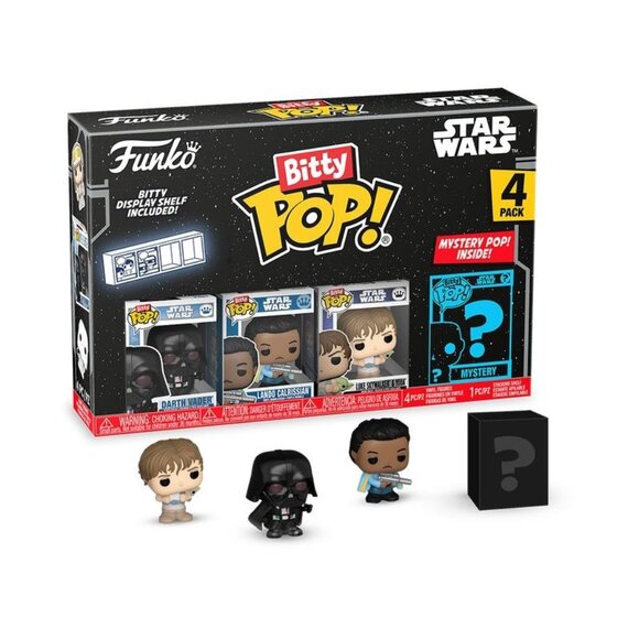 Funko Bitty Pop! Star Wars Empire Strikes Back Darth Vader, Lando, Luke Skywalke - Picture 4 of 5